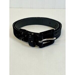 Urban Outfitters Belt Black Velvet  With Gold Constellation Pattern Womans Sz Sm